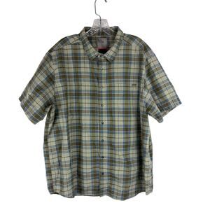 5.11 Tactical Mens Wyatt Short Sleeve Plaid Shirt Size XL Snap Front